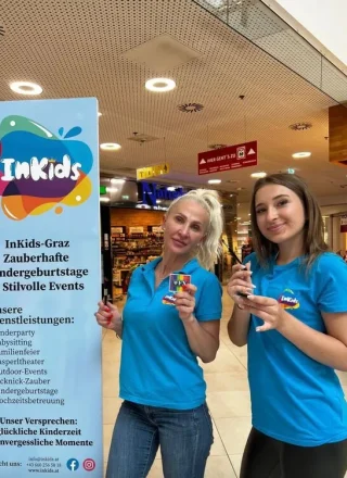 inkids mitarbeiter kindergeburtstag graz